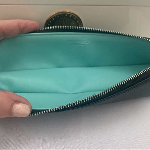 Tiffany & Co. Leather Pencil Case/Cosmetic Bag NEW - Picture 7 of 12